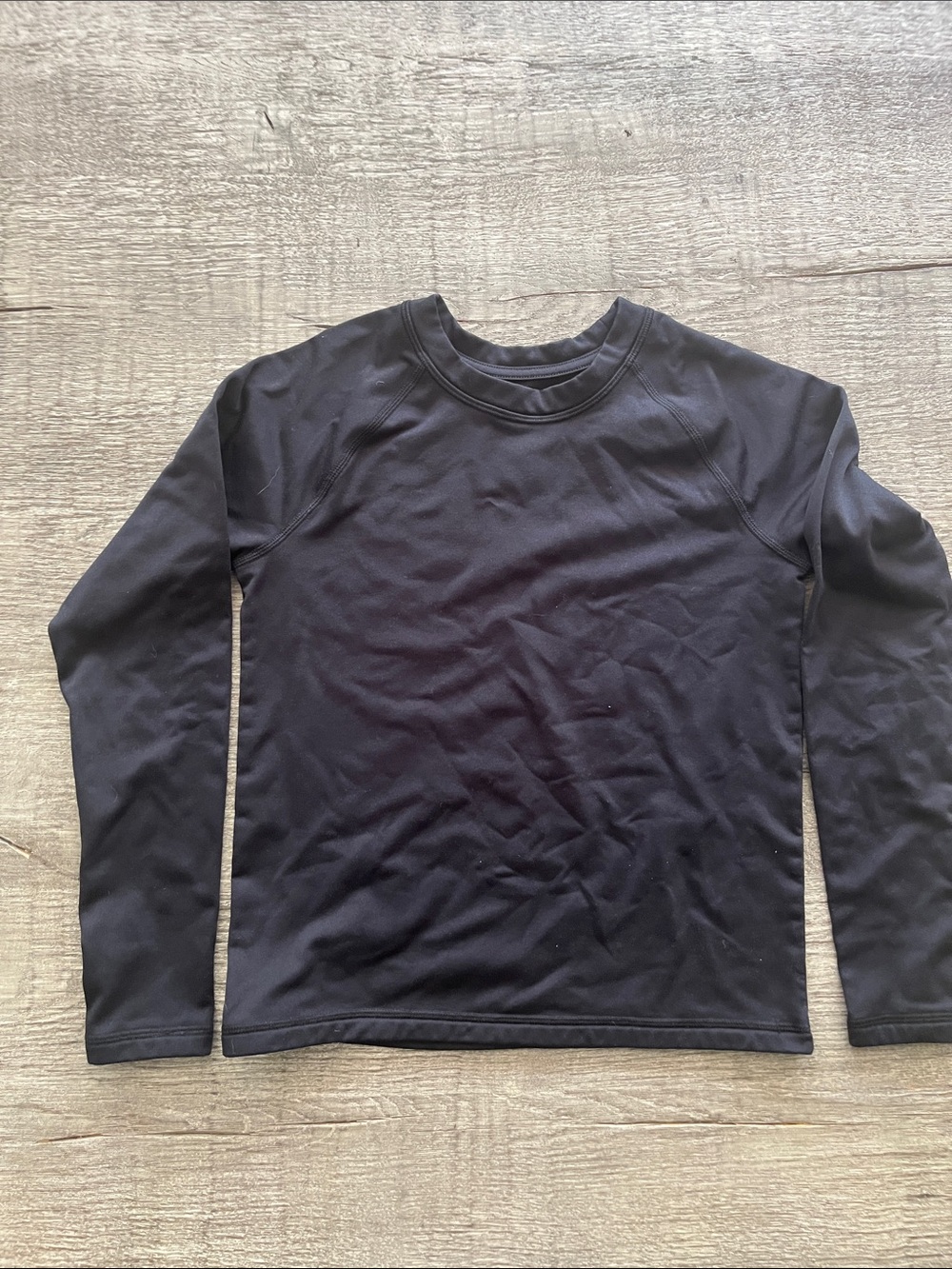all in motion Black Long Sleeve Crewneck Tee